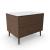 Boston Ceramic/Wood Nightstand w/2 Drawers