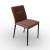 Carmen Large Fabric/Metal Customizable Upholstered Dining Chair