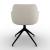 Cocoon Fabric/Metal 360° Swivel Customizable Padded Plush Seat Dining Armchair