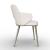 Foyer Fabric/Metal Customizable Upholstered Dining Open-Back Armchair