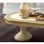 Aida Wood Oval Coffee Table
