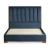 Eden SM Fabric Channeled Upholstered Platform King Size Bed