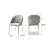 Onyx Velvet Dining Chair w/Stainless Steel Legs