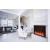 Tru View 3-Sided Glass Electric Fireplace, Appliance Depth 14 1/4