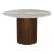 Kaleidoscope Round Wood/Marble Top Dining Table