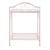 Massi Glass/Metal Nightstand w/Open Shelf