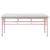 Massi Tufted Upholstered Bench Powder Pink