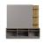 Pomander 71.5-inch Free Standing Entertainment Center w/Decor Shelves