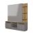 Pomander 71.5-inch Free Standing Entertainment Center w/Decor Shelves