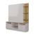 Pomander 71.5-inch Free Standing Entertainment Center w/Decor Shelves