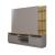 Pomander 85.27-inch Free Standing Entertainment Center w/Decor Shelves