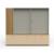 Pomander 85.27-inch Free Standing Entertainment Center w/Decor Shelves