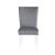 4038 Curved Flare Back Parson PU Side Chair
