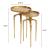 Como Aluminum Accent Table Set