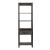 Modern Farmhouse Wood Leaning Bookcase w/Drawer