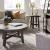 Modern Farmhouse Round Splay Leg Coffee Table Set