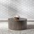 Modern Farmhouse Round Wood Drum Cocktail Table Set
