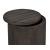 Modern Farmhouse Round Drum End Table with Hidden Storage