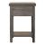 Modern Farmhouse Round Wood Drum Cocktail Table Set