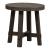 Modern Farmhouse Round Wood Drum Cocktail Table Set