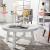 Modern Farmhouse Round Splay Leg Coffee Table Set