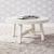 Modern Farmhouse Splay Leg Coffee Table Set | Distressed White