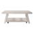 Modern Farmhouse Oversized Square Wood Cocktail Table