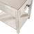 Modern Farmhouse Rectangular Wood Chair Side Table w/Drawer