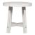 Modern Farmhouse Round Wood Splay Leg End Table