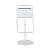 4080 Acrylic Adjustable Height Stool