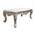 Ariel Marble Wood Rectangular Coffee Table