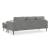 Hazela Polyester L-Shaped Sectional Sofa w/Right Arm Chaise Facing