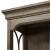 Simply Elegant Wood/Glass Credenza & Hutch Set w/3 Drawers & 2 Doors