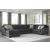Eltmann 4-Piece Polyester U-Shaped Sectional w/Left Arm Chaise Facing