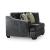 Eltmann 3-Piece Polyester Curved Sectional w/Left Arm Cuddler Facing