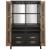 Libations Wood/Metal Locker w/2 Doors & 4 Drawers