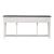 Allyson Park Rectangular Wood 72-Inch Hall Table w/3 Drawers