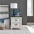 Allyson Park Wood Night Stand w/Charging Station & 2 Drawers