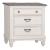 Allyson Park Wood Night Stand w/Charging Station & 3 Drawers