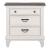 Allyson Park Wood Night Stand w/Charging Station & 3 Drawers