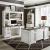 Allyson Park Wood Office Set | 7-Drawer Desk & Hutch