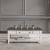 Allyson Park Rectangular Wood Cocktail Set | Farmhouse Style