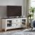 Allyson Park Wood/Glass Entertainment TV Stand w/2 Drawers & 2 Doors