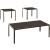 Brock Glass/Metal 3-piece Occasional Table Set