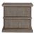 City Scape Rectangular Wood Storage End Table