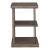 City Scape Rectangular Wood Storage Chair Side Table