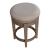 City Scape Polyester/Wood Swivel Console Stool