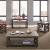 Heatherbrook 3-Piece Wood Cocktail Table Set | Rustic Style