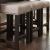 Heatherbrook Console Bar Table with 3 Stools | Rustic Style