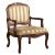 Burnaby Fabric/Wood Accent Arm Chair